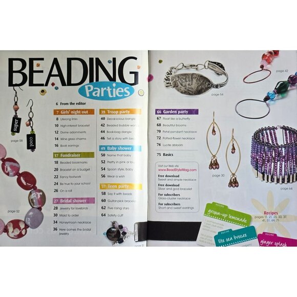 Bead Style Magazine Special Issue November 2008 Beading Parties - Picture 2 of 15